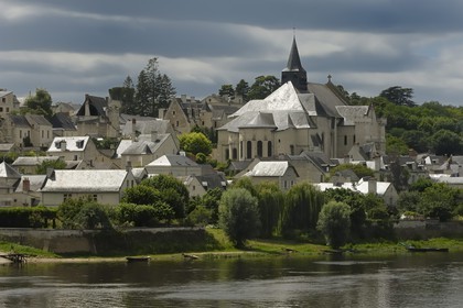 France, Indre et Loire, Candes Saint Martin, Saint-Martin collegiate church