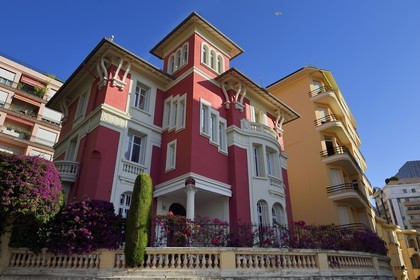 Principality of Monaco, Monaco, Moneghetti district, Villa of Belle Epoque style at 11 boulevard de la Belgique