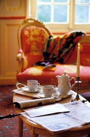 France, Haute Saone, village of Gray, castle of Rigny hotel with public restaurant