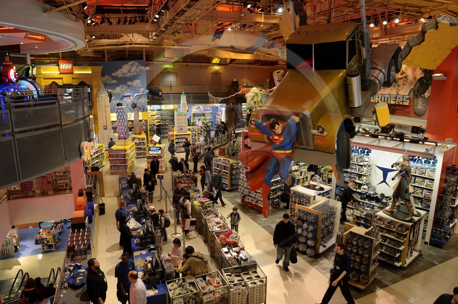 Etats-Unis, New York, Manhattan, Times Square, magasin de jouets ToysRUs Etats-Unis, New York, Manhattan, Times Square, magasin de jouets ToysRUs