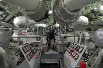 France, Manche, Cherbourg, Cite de la Mer museum and the French nuclear submarine La Redoutable, in service 1967-1991