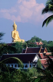 Thailand, Samui islands archipelago, Koh Samui island, the pagoda of Big Buddha