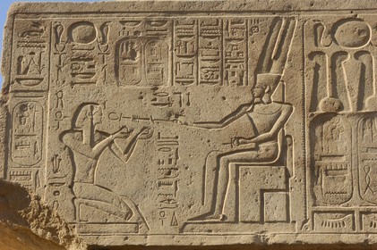 Egypte, Haute Egypte, vallée du Nil, Louxor, Karnak, classé Patrimoine Mondial de l'UNESCO