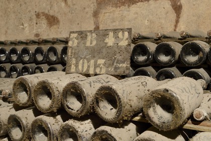 France, Marne, Reims, champagne, Pommery's wine cellars, Jeroboam bottle of 3 liters