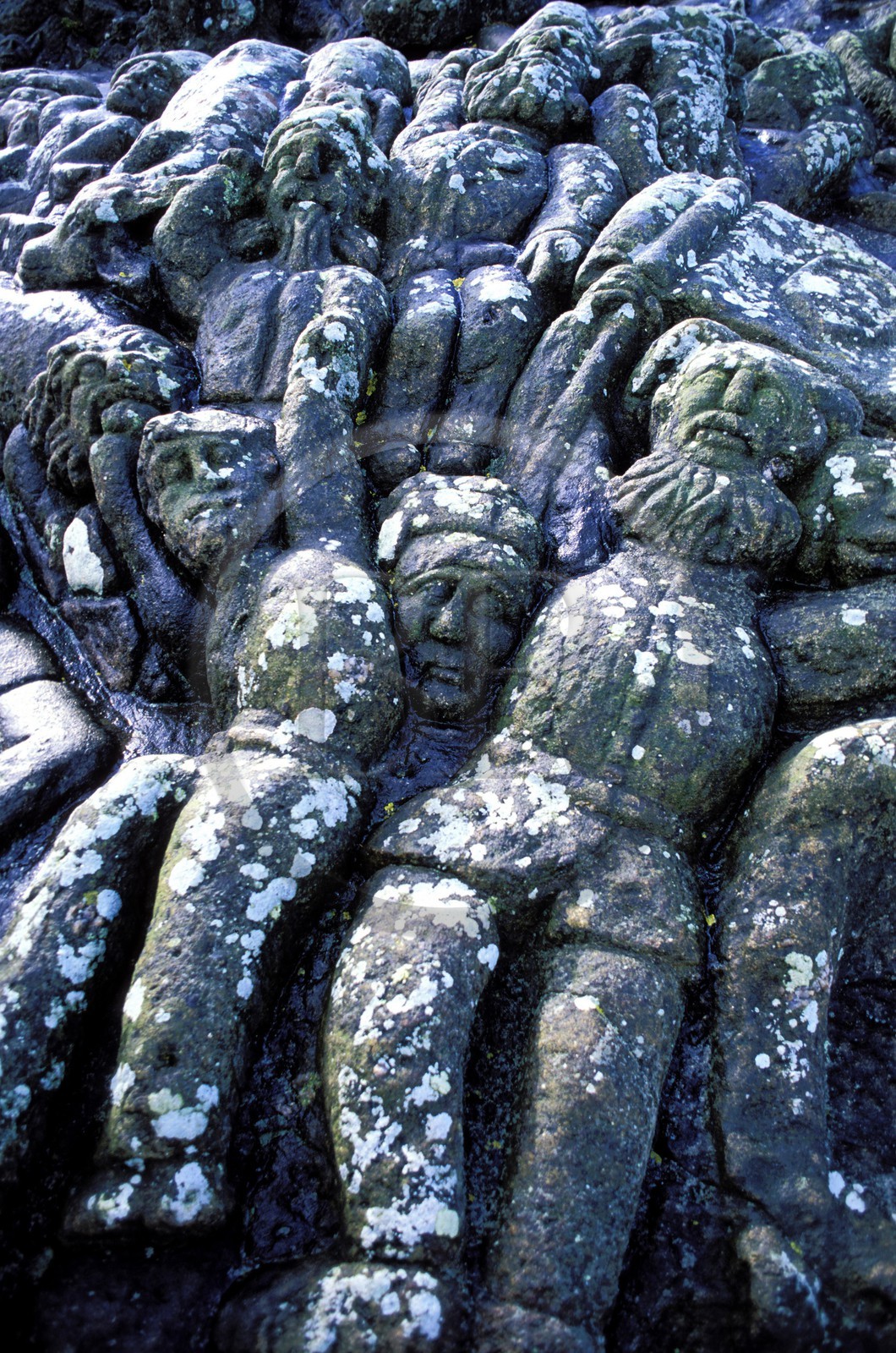 France, Ille-et-Vilaine (35), Rotheneuf, les rochers sculptés de l' abbé Fouré (entre 1870 et 1900) France, Ille-et-Vilaine (35), Rotheneuf, les rochers sculptés de l' abbé Fouré (entre 1870 et 1900)