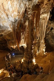 France, Ardeche, Saint Marcel d'Ardeche, the Grotte de la Madeleine (Madeleine Cave)