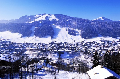 France, Haute Savoie, Les Portes du soleil ski area, Morzine village