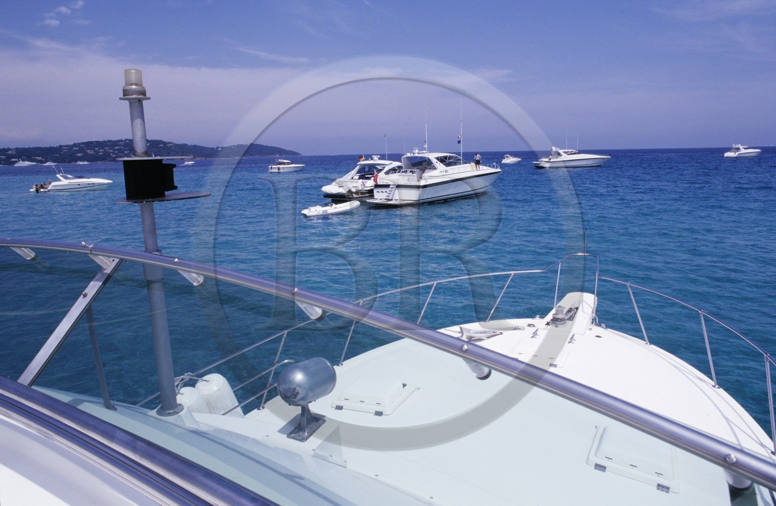 France, Var (83), Saint-Tropez, la baie de Pampelonne a Ramatuelle