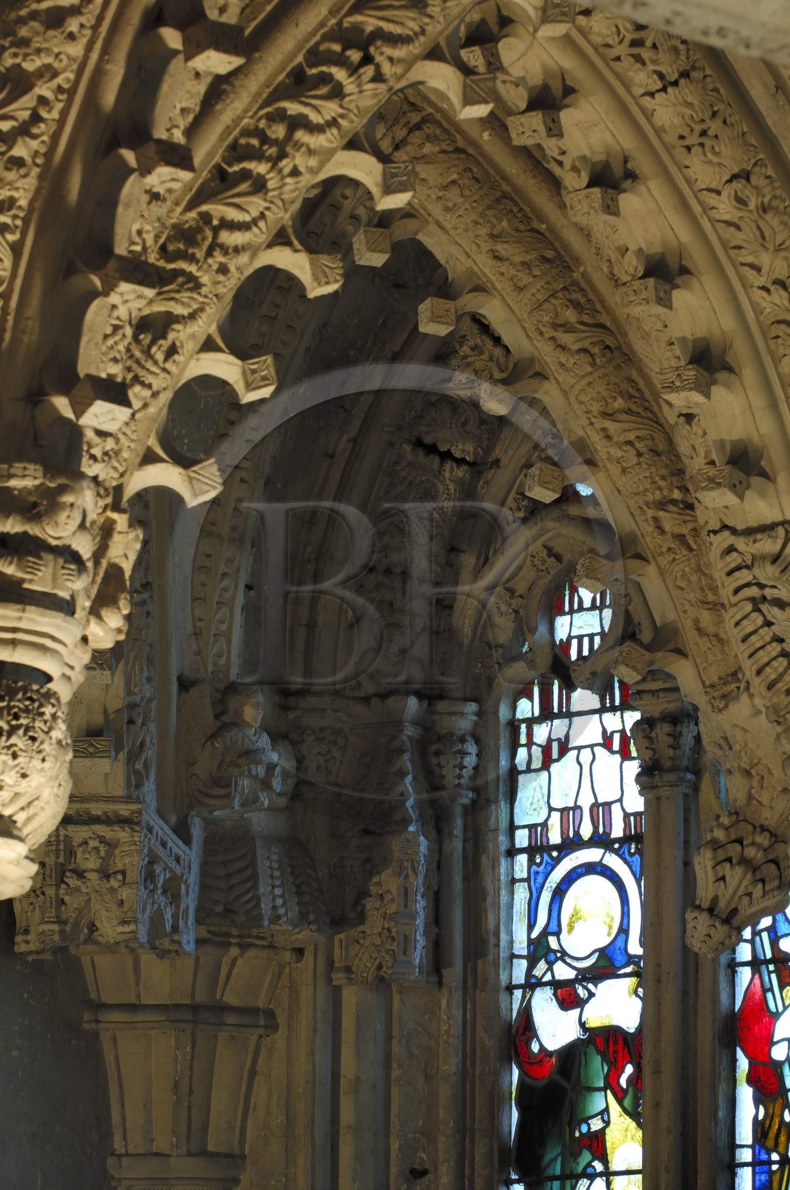 Royaume-Uni, Ecosse, Midlothian, Roslin, la Chapelle Rosslyn