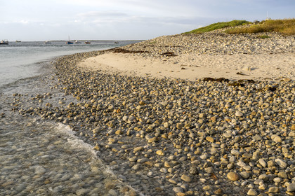 France, Finistère, Iroise Sea, Molene Island, the port beach