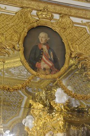 France, Yvelines (78), château de Versailles, classé Patrimoine Mondial de l'UNESCO, les Grands Appartements, la chambre de la Reine