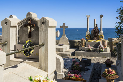 France, Herault, Sète, Saint-Charles cemetery known as the Marin cemetery
