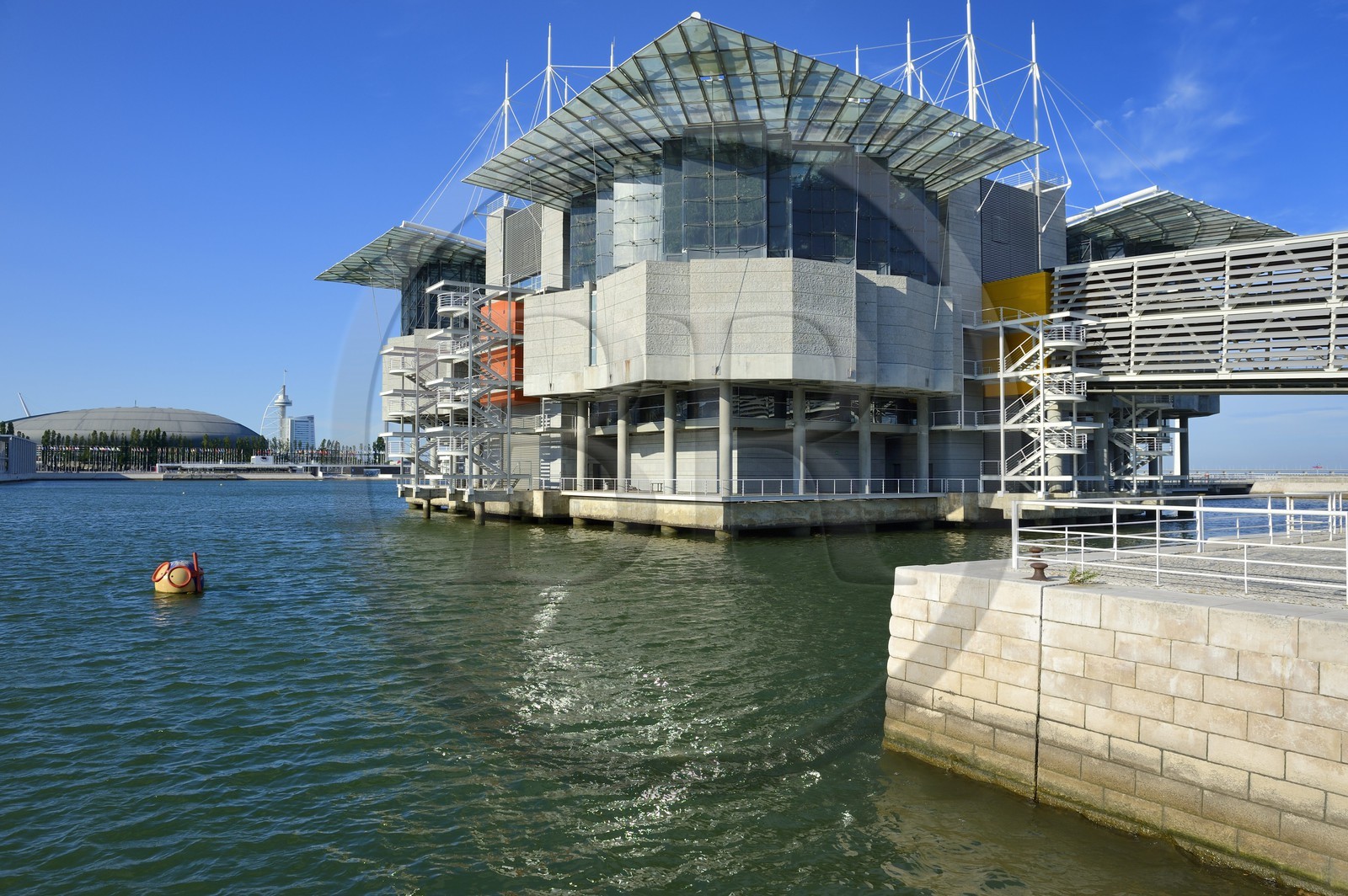 Portugal, Lisbonne, Parque das Nações (Parc des nations) construit pour l'exposition universelle de 1998, Oceanário (Oceanarium)