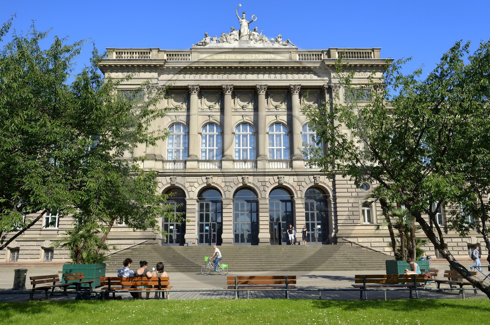 France, Bas Rhin, Strasbourg, Neustadt district dating from the german period, the University Palace (1884)