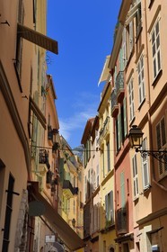 Principality of Monaco, Monaco, the old town on the Rock, rue Basse
