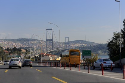 Turquie, Istanbul, le pont du Bosphore