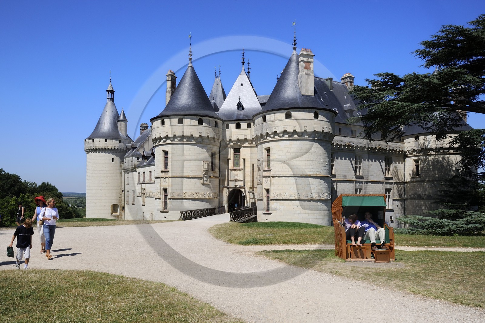 France, Loir-et-Cher (41), Vallée de la Loire classée Patrimoine Mondial de l'UNESCO, château de Chaumont-sur-Loire