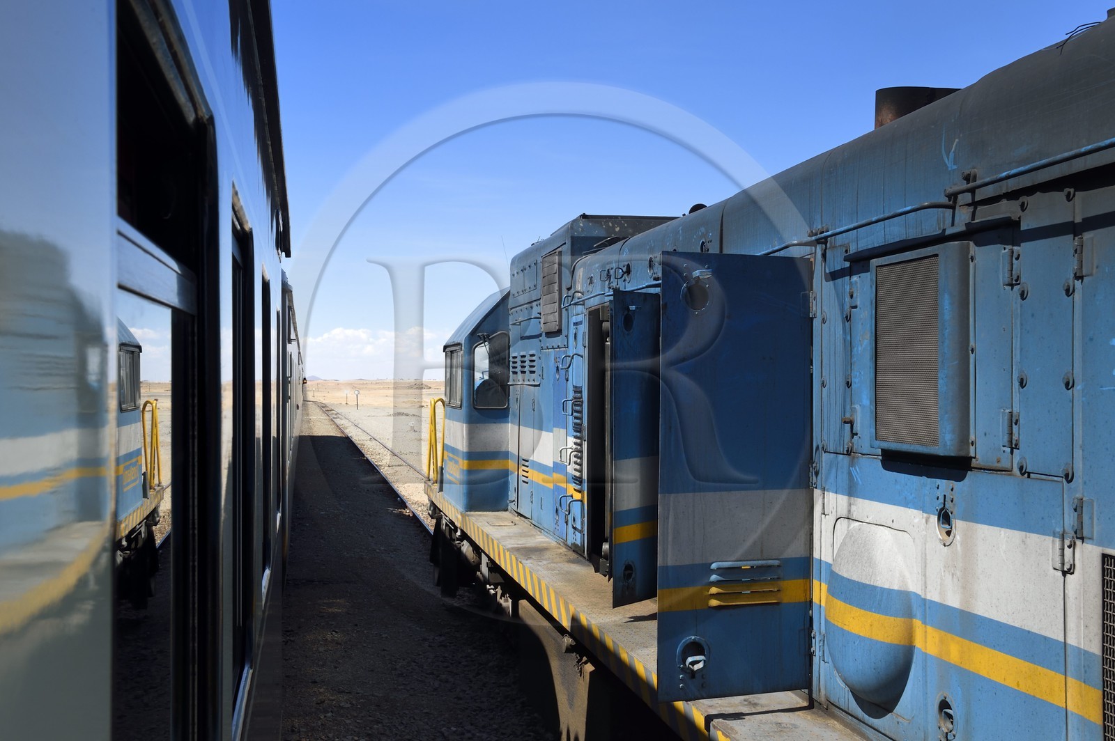 Namibie, région de Erongo, le train Shongololo express