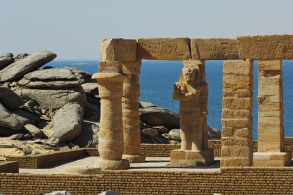Egypte, Haute Egypte, Nubie, Lac Nasser, temple de Kalabsha