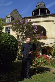 France, Dordogne, Perigord Noir, Dordogne valley, Sarlat la Caneda, the Chef Patrick Lavergne from the restaurant Presidial