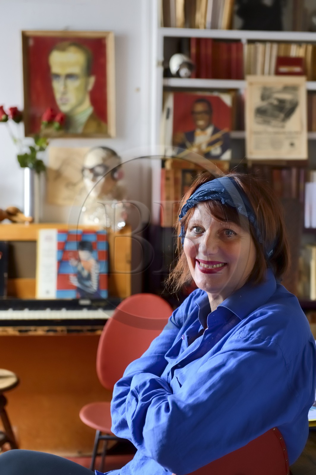 Paris (75), Cité Veron at 94 Boulevard de Clichy, Boris Vian flat, Nicole Bertolt which manages the memory and work of Vian