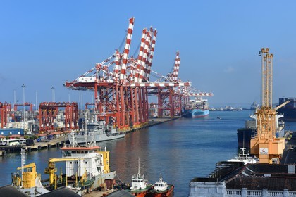 Sri Lanka, Western Province, Colombo District, Colombo, the commercial port