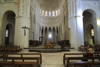 France, Nièvre (58), La Charité-sur-Loire, église prieuriale Notre-Dame, le coeur