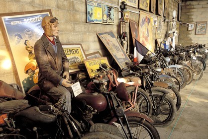 France, Ardennes, Sault-les-Rethel, Grandpa's motorbike museum