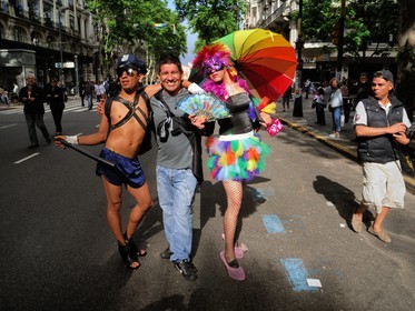Argentina, Buenos Aires, Gay Pride on the Avenida de Mayo