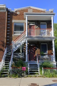 Canada, province de Québec, Montréal, quartier du Plateau Mont Royal