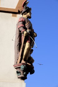 France, Haut Rhin, Mulhouse, Cafe Guillaume Tell (William Tell coffee house), Passage de l'Hotel de Ville (Passageway of town hall)
