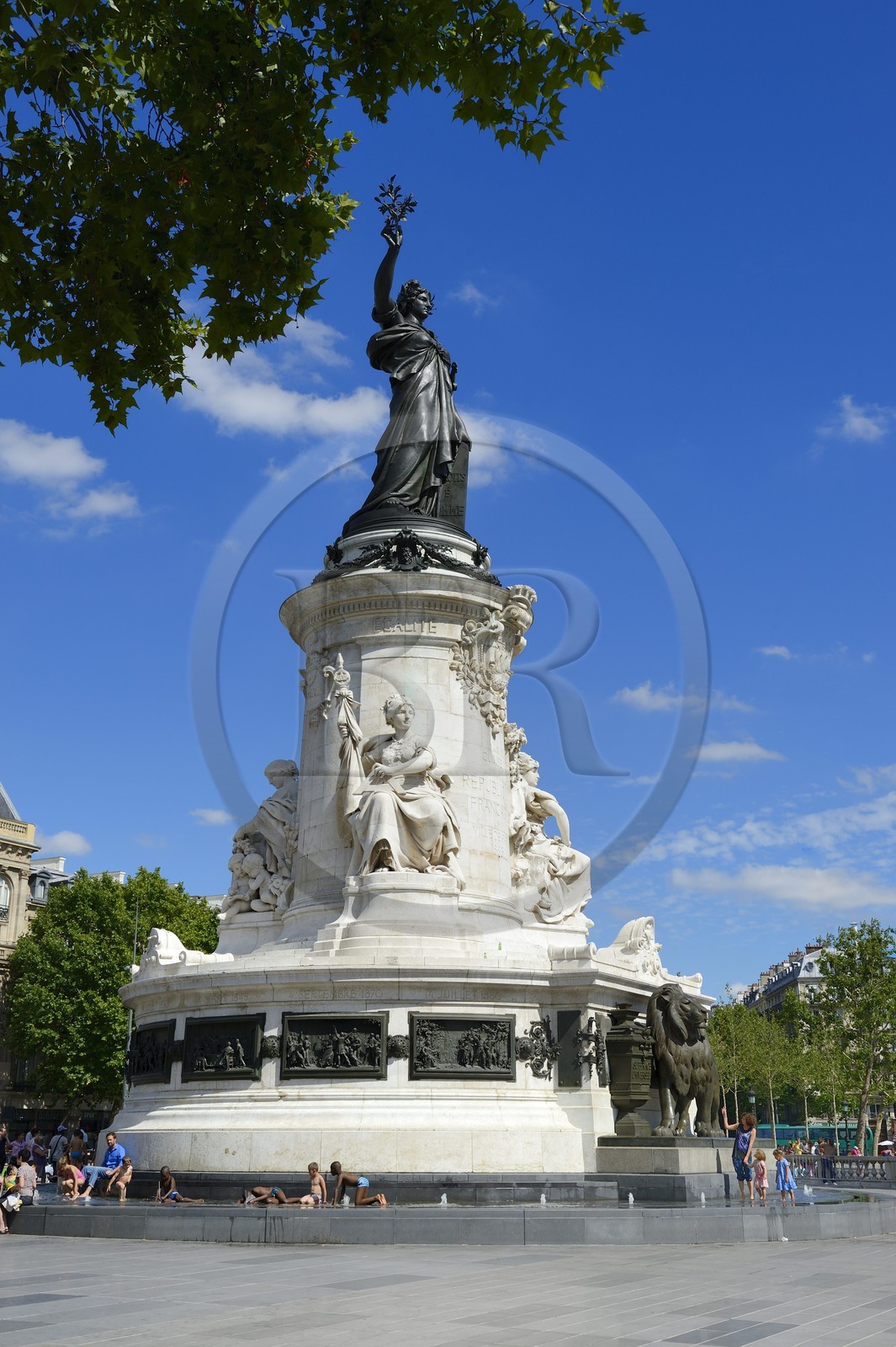 France, Paris (75), place de la République