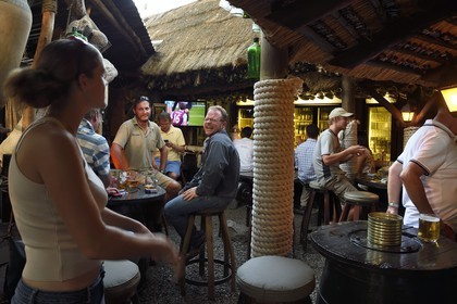 Namibie, région de Khomas, Windhoek, le restaurant Joe's Beerhouse