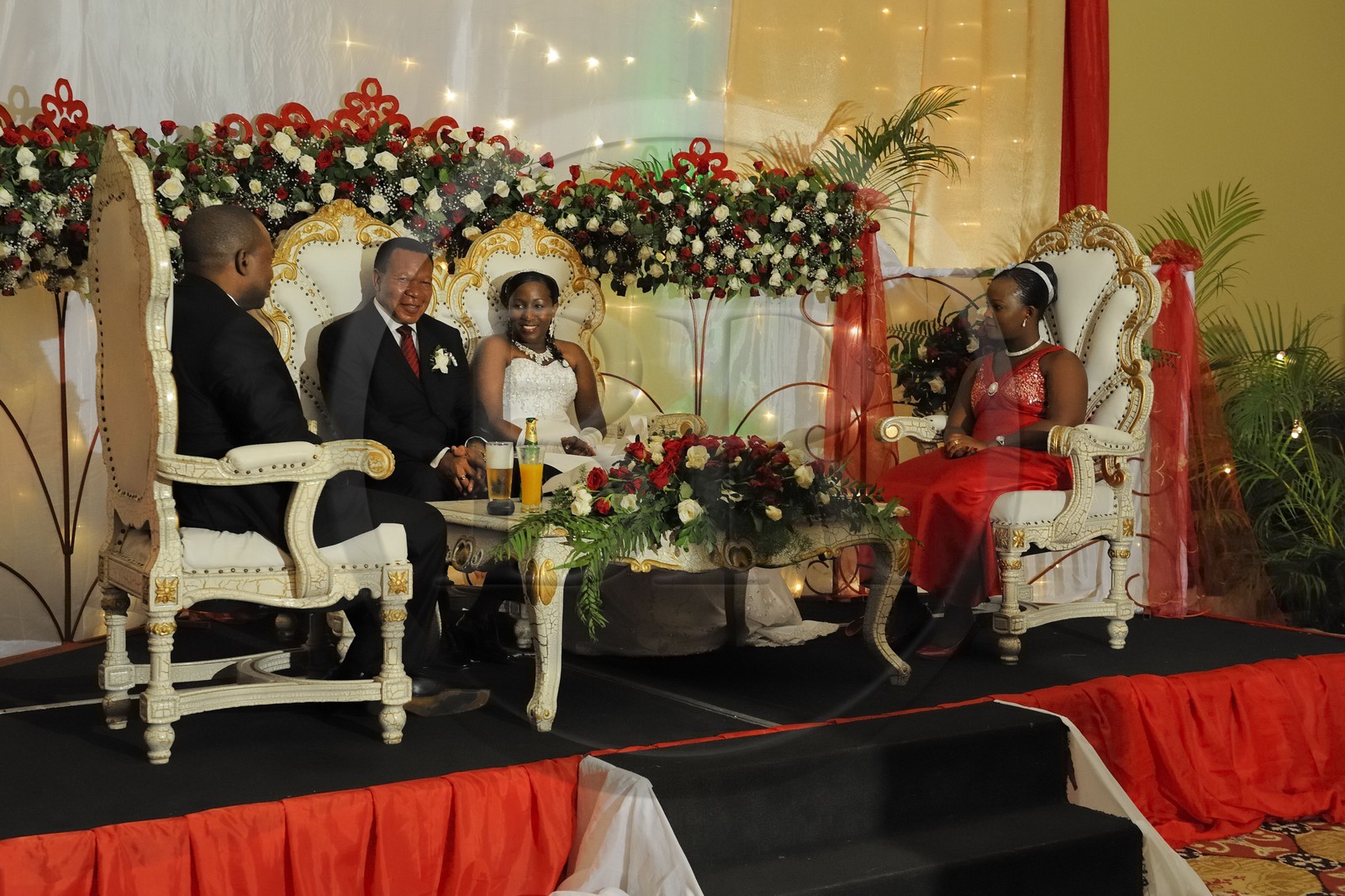 Tanzanie, Dar es-Salaam, mariage de Joseph F.Mrena et Linal Bhato à l'hôtel Mövenpick