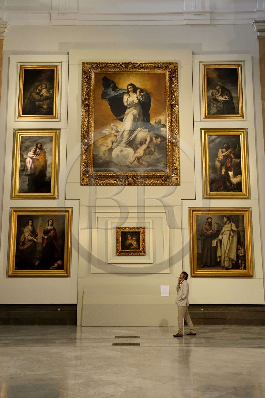 Espagne, Andalousie, Séville, Musée des beaux-arts, ancienne église du couvent de la Merced Calzada de la Asuncion, peintures de Bartolomé Esteban Murillo