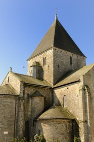 France, Finistère (29), Quimper, quartier de Locmaria, l'église Notre-Dame de Locmaria