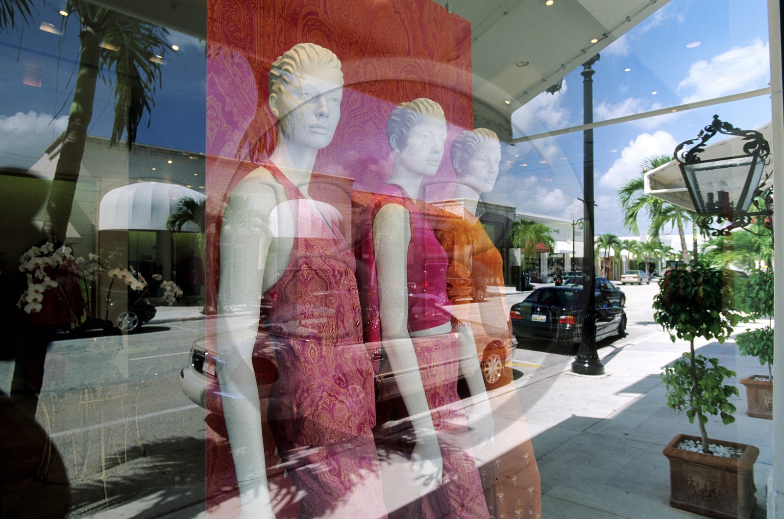 Etats-Unis, Floride, Palm Beach, les boutiques chic de Worth Avenue