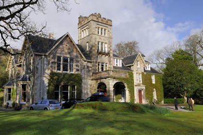 Royaume-Uni, Ecosse, région des Highlands, les Hébrides, île de Skye, Portree, l'hôtel Viewfield House