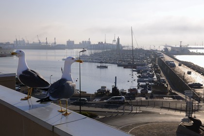 France, Hérault (34), Sète, le Môle Saint-Louis sur le port