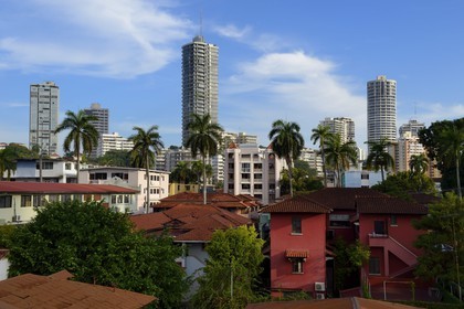Panama, Panama City, building of ​​Bella Vista area