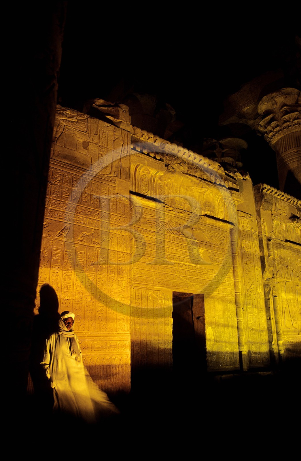 Egypte, Kom Ombo, temple commencé par Ptolémée VI et terminé au 3ème siècle