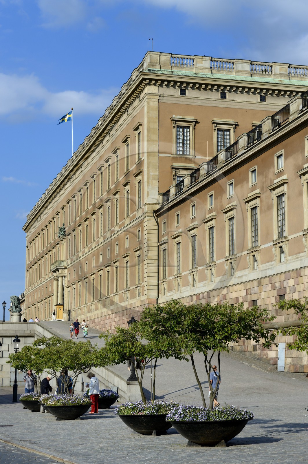 Suède, Stockholm, île de Gamla Stan (vieille ville), le Palais Royal