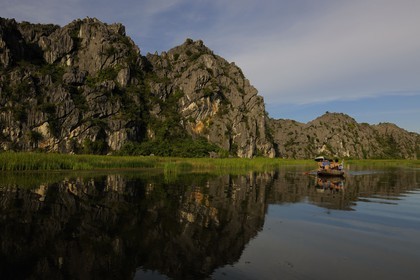 Vietnam, Ninh Binh province nicknamed Inland Halong Bay, Van Long Nature Reserve