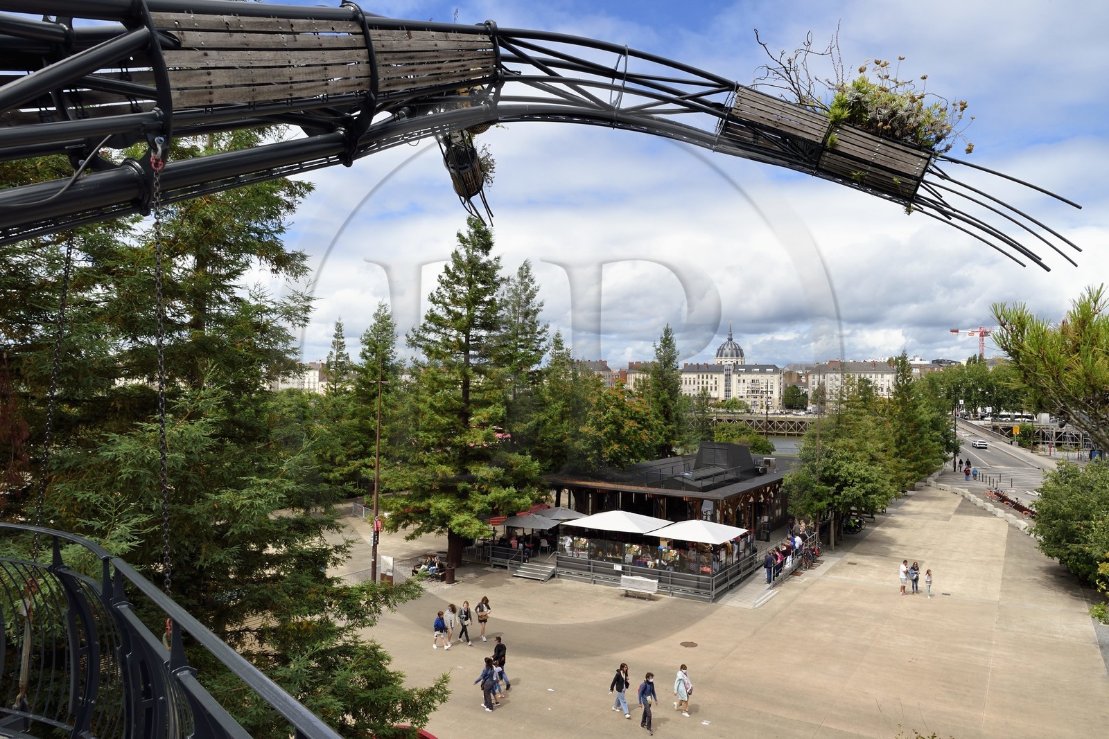 France, Loire-Atlantique (44), Nantes, galerie des Machines de l'Ile dans les hangars des anciens chantiers navals, projet artistique conçu par François Delarozière et Pierre Orefice, branche prototype de l'Arbre aux Hérons