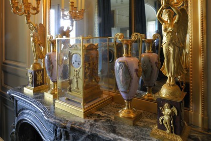 France, Yvelines, Chateau de Versailles, listed as World Heritage by UNESCO, Domaine de Marie Antoinette, the Petit Trianon, room of the Empress and the Duchess of Orleans