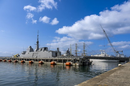 France, Finistère, Brest, the arsenal, the Rade-Abri of the military port naval base of the French Navy