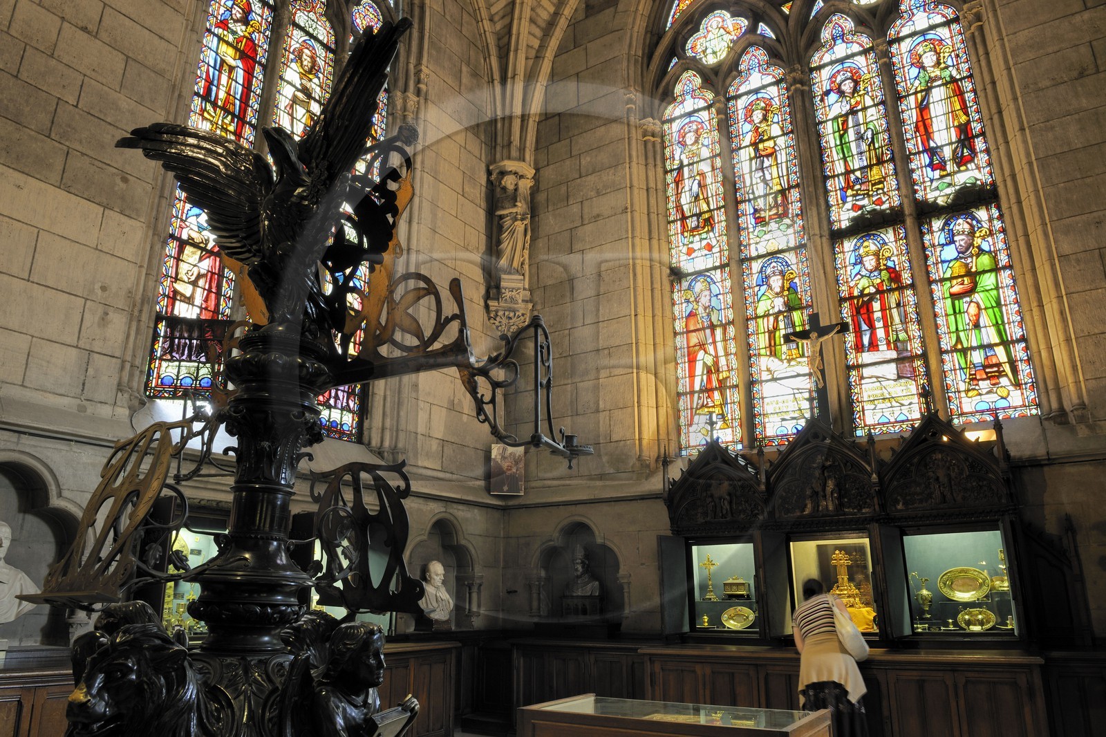 France, Paris (75), île de la Cité, la cathédrale Notre-Dame-de-Paris, la sacristie du chapitre et salle du Trésor