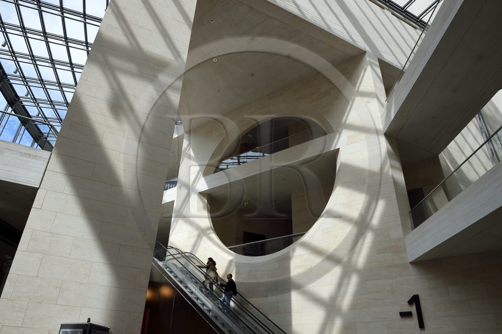 Allemagne, Berlin, le Deutsches Historisches Museum, l'extension par Ieoh Ming Pei