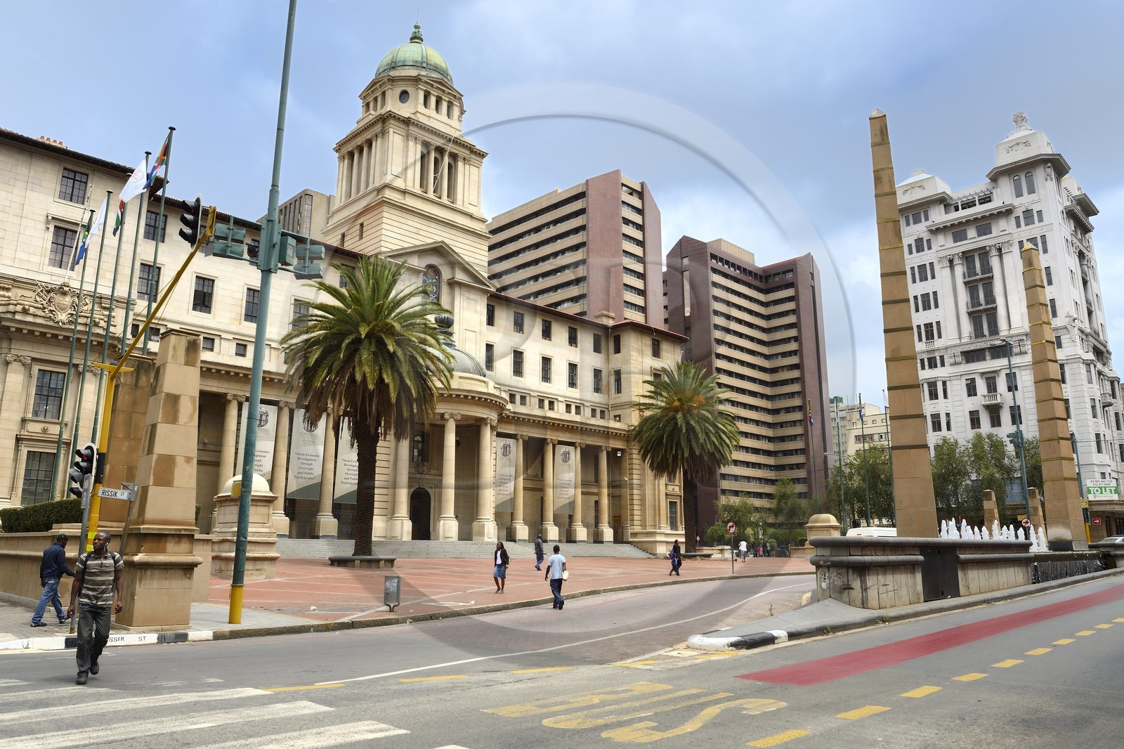 Afrique du Sud, province de Gauteng, Johannesburg, CBD (Central Business District), l'Hotel de ville