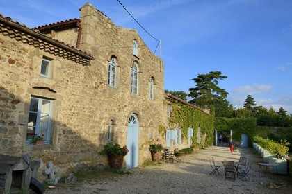 France, Loire, Parc Naturel Regional du Pilat (Natural Regional Park of Pilat), Malleval, guest rooms of the chateau de Volan (Volan castle)